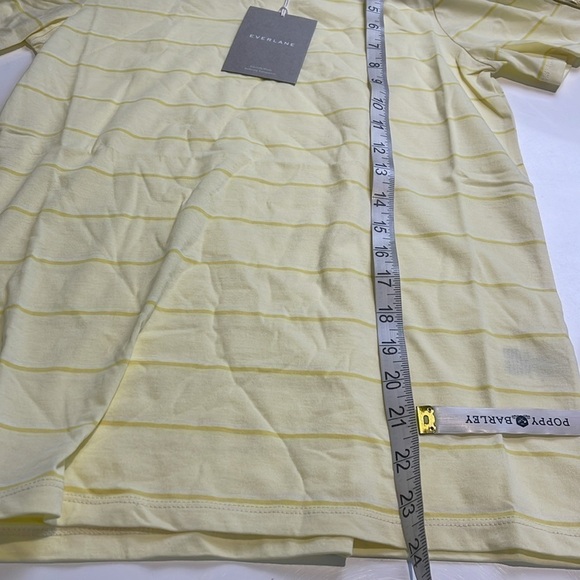 Everlane Organic Cotton Short Sleeve yellow T-Shirt Size Small New - Picture 7 of 8
